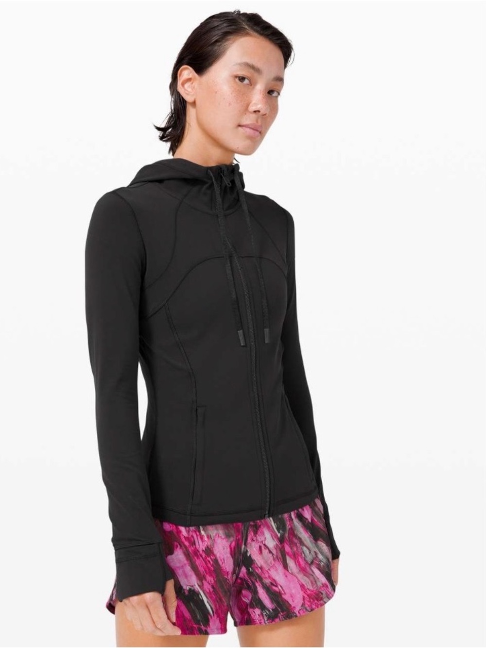 Lululemon Hooded Define Jacket Nulu Black Size 6 Full Zip Yoga Athleisure